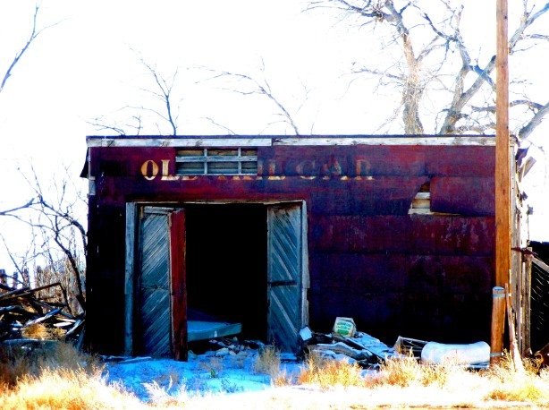 One of the many mattresses that inhabot Model 1913, just inside the door of this old shed
